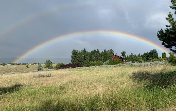 Rainbow over "The Oasis"